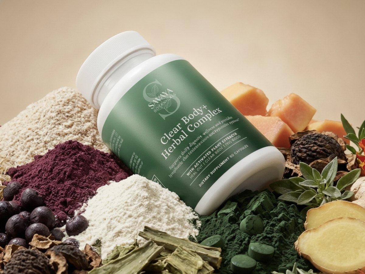Clear Body+ 3‑Step Gut & Lymphatic Drainage Formula