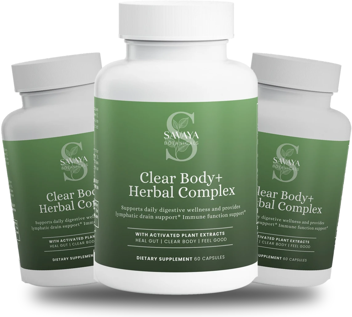 Three bottles of Clear Body+