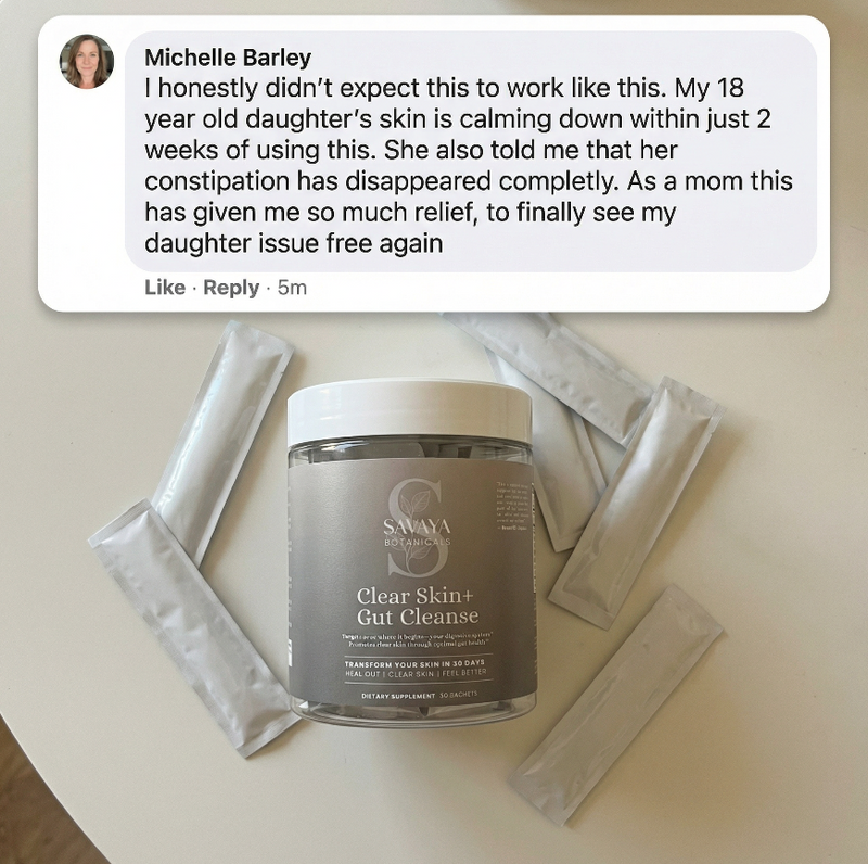 Clear Skin+ Gut Cleanse™ | Daily Gut Rebuilding Sachets