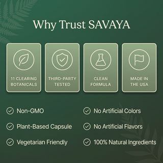 Why trust Savaya: third-party tested, clean formula, made in the USA