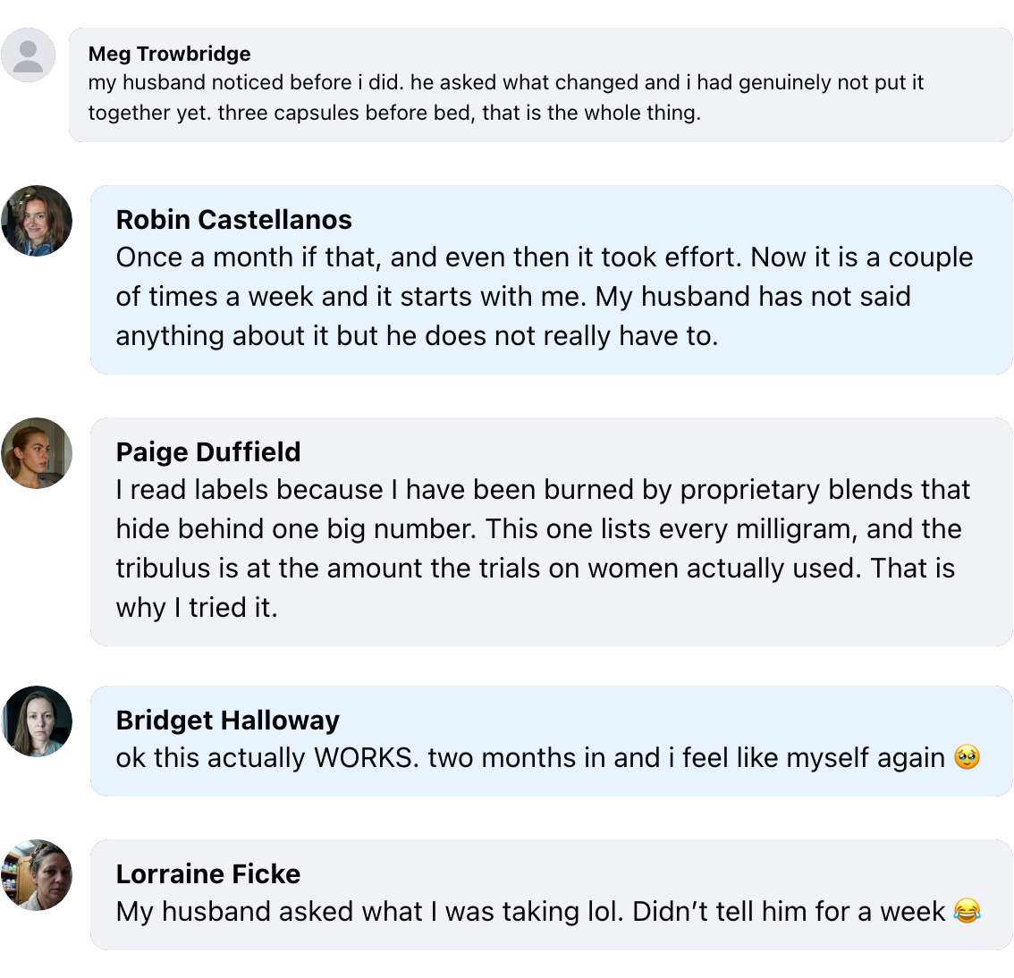 Customer comments about Femme Vital, part 3