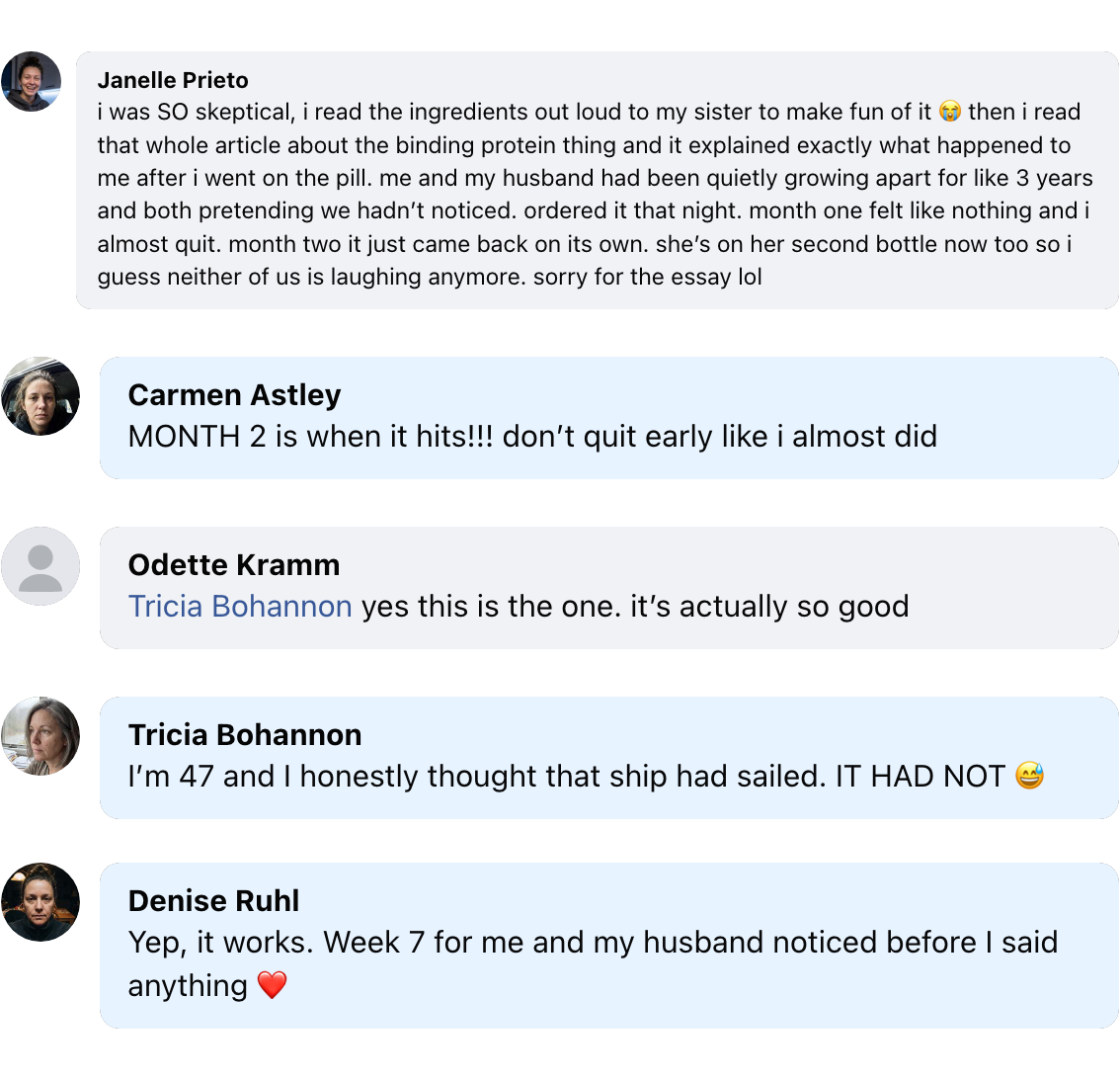Customer comments about Femme Vital, part 4