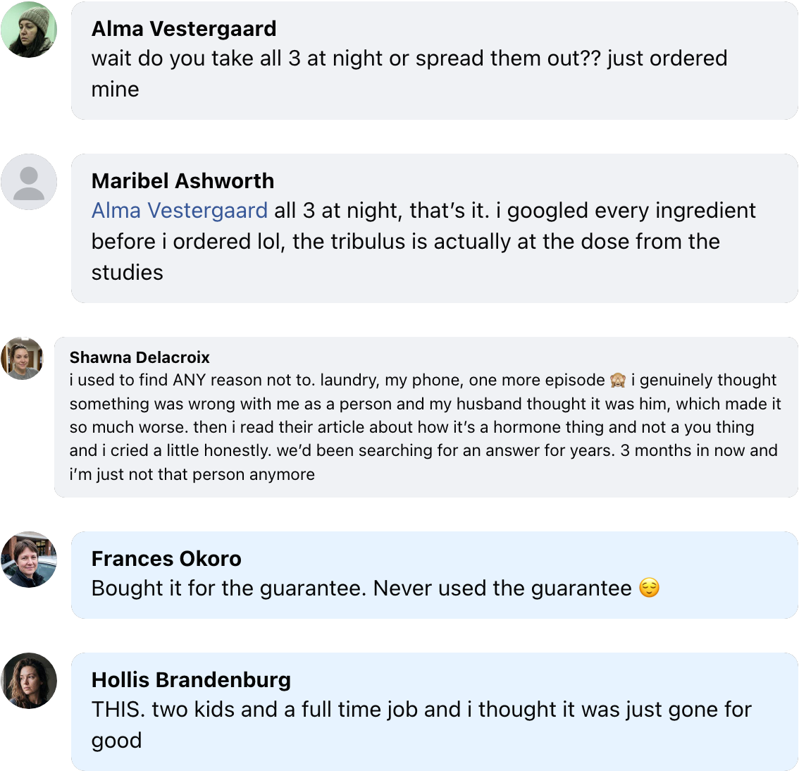 Customer comments about Femme Vital, part 5