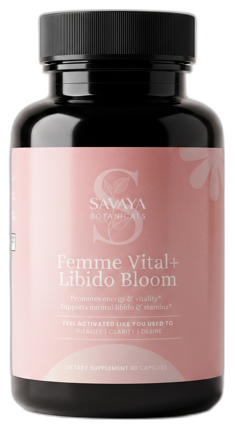 Femme Vital+ Libido Bloom resting on an open hand