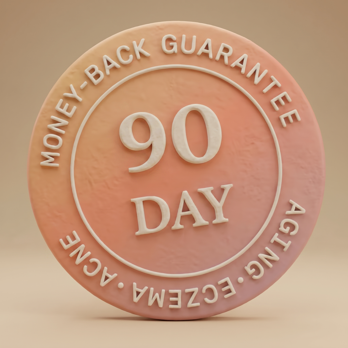 90 day money-back guarantee coin